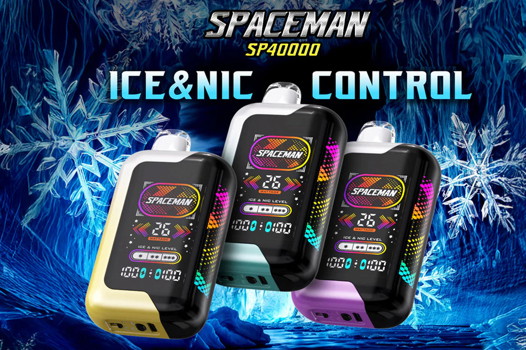Spaceman Cloud Machine Adjustable Ice-Nic Vape - 40000 Puffs