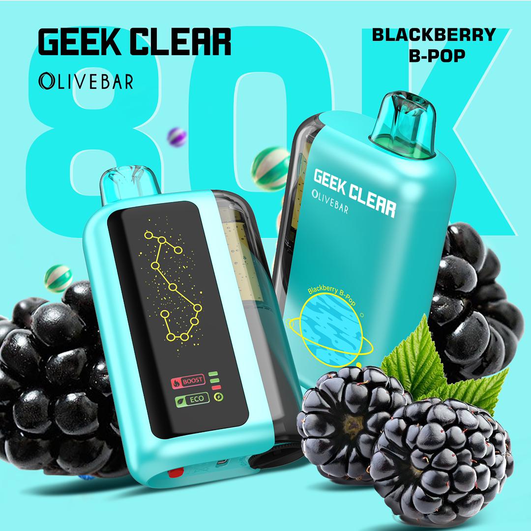 Olivebar Geek Clear 80K Puffs Disposable Vape