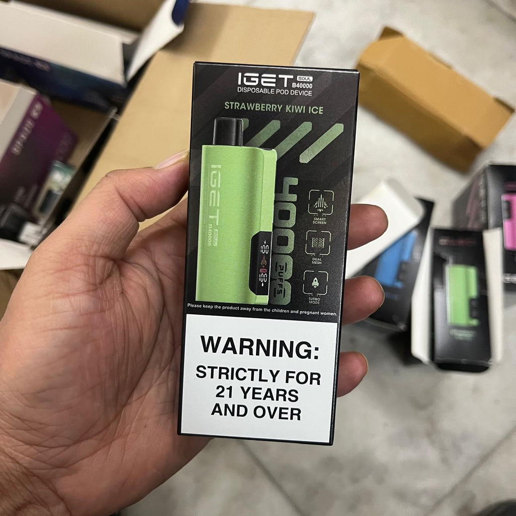 iGET SOUL B40000 Vape – 40K Puffs | Dual Modes + Smart Screen