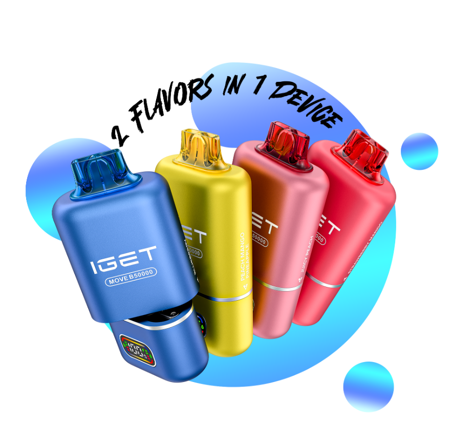 IGET MOVE - 50k Puffs  (2 Flavors in 1 device)